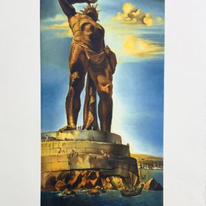 Salvador DALI (1904-1989), D’APRES.  Le colosse de Rhodes.