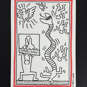 Keith HARING (1958-1990), Attribué à.  Sans titre, 1984.