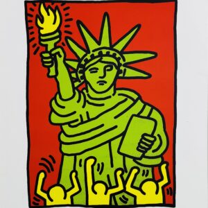 Keith HARING (1958-1990), d’après.  Statue of Liberty.
