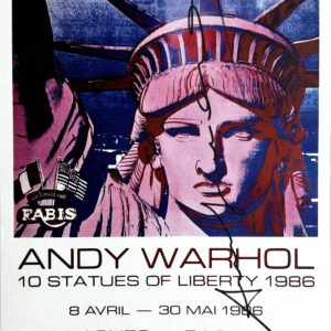 Andy WARHOL (1930 - 1987), D’Après.   10 Statues of Liberty, 1986.