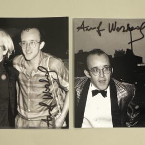 Andy WARHOL (1928-1987) D'APRÈS.  Andy Warhol et Keith Haring.