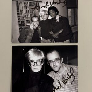 Andy WARHOL (1928-1987) D'APRÈS.  Andy Warhol et Keith Haring.