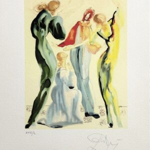 Salvador DALI (1904-1989), D’APRES.  Les Servantes.