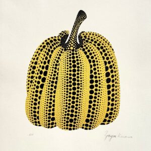 Yayoi KUSAMA (Né en 1929) , D’après.  Pumpkin.