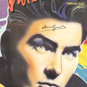 Andy WARHOL (1928-1987) Attr.  Magazine INTERVIEW August1987. Magazine créé par Andy WARHOL en 1969.