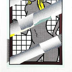 Roy LICHTENSTEIN (1923-1997) d’après.  Girl in mirror.