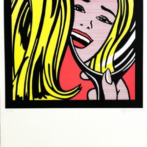 Roy LICHTENSTEIN (1923-1997) d’après.  Girl in Mirror.