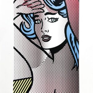 Roy LICHTENSTEIN (1923-1997) d’après.  Nude with Blue Hair