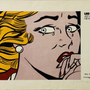 Roy LICHTENSTEIN (1923-1997), d'Après.   Crying Girl, 1963.