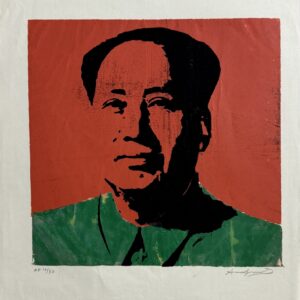 Andy WARHOL (1928-1987) , Attribué à.  Mao.