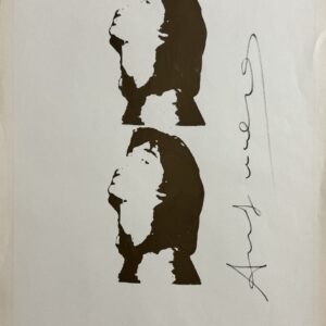 Andy WARHOL (1928-1987), Attribué à.  Mike Jagger.