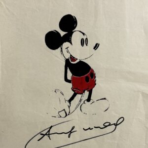 Andy WARHOL (1928-1987), Attribué à.  Mickey Mouse.