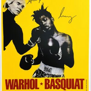 Andy WARHOL (1928-1987) et Jean-Michel BASQUIAT (1960-1988), D’Après.   PALLADIUM.