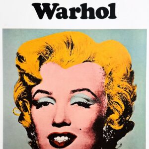 Andy WARHOL (1928-1987) , D’Après.  Affiche Offset pour l’exposition « Warhol » par The Tate Gallery" du 17 Fevrier au 28 Mars 1971