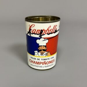 Andy WARHOL (1928-1987), Attribué à.  Campbell’s Soup « Salsa de Tomate con Champinones ».