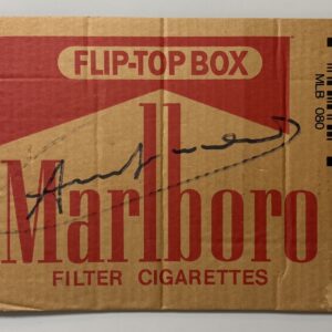 Andy WARHOL (1928-1987), D’Après.  Marlboro Flip-Top Box