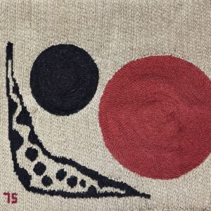 Alexander CALDER (1898-1976), d’Après.  Tapisserie « Lune » 1974-1975.