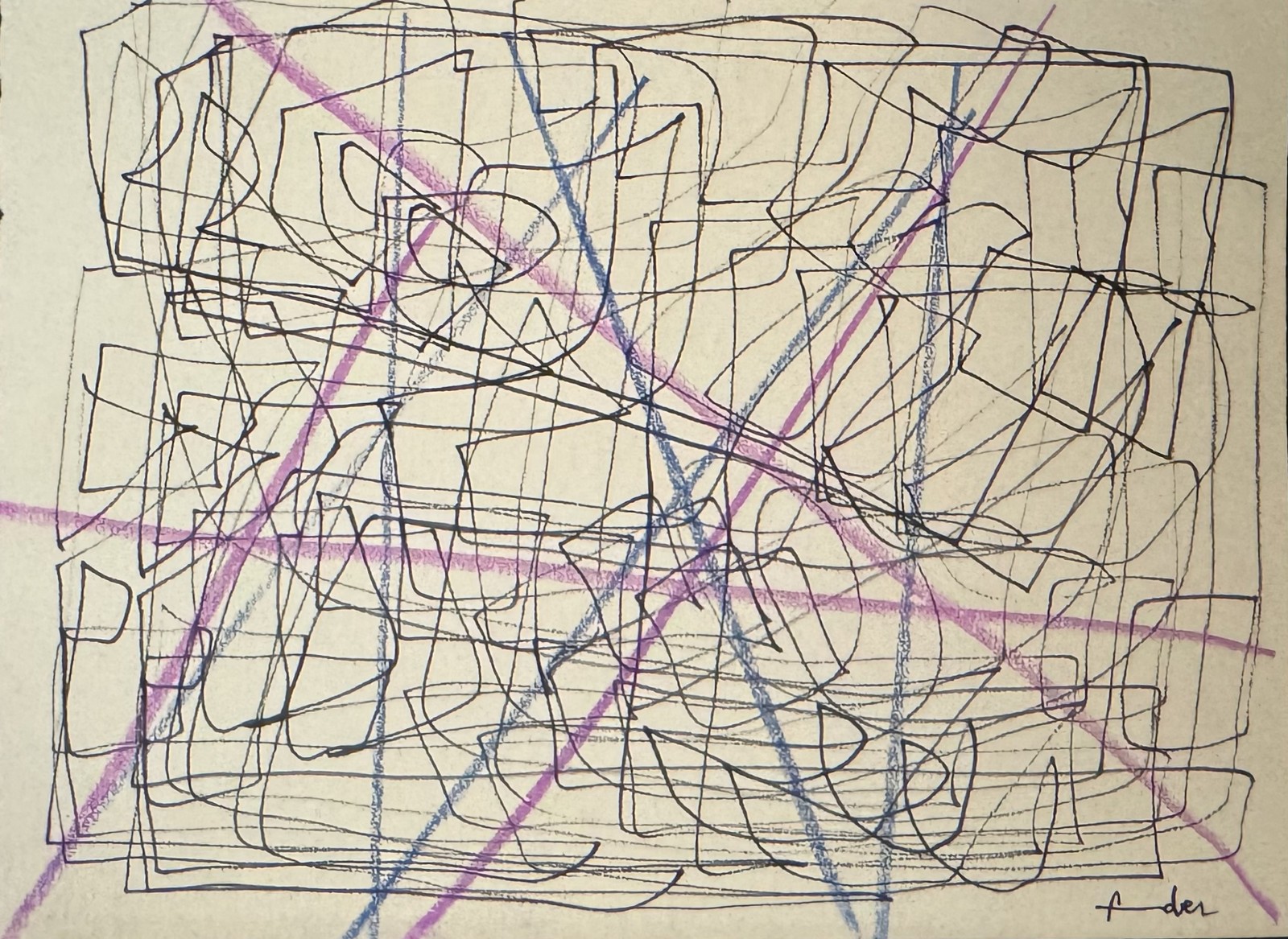 Will FABER ZIETZ (1901-1987) « Sans titre ».