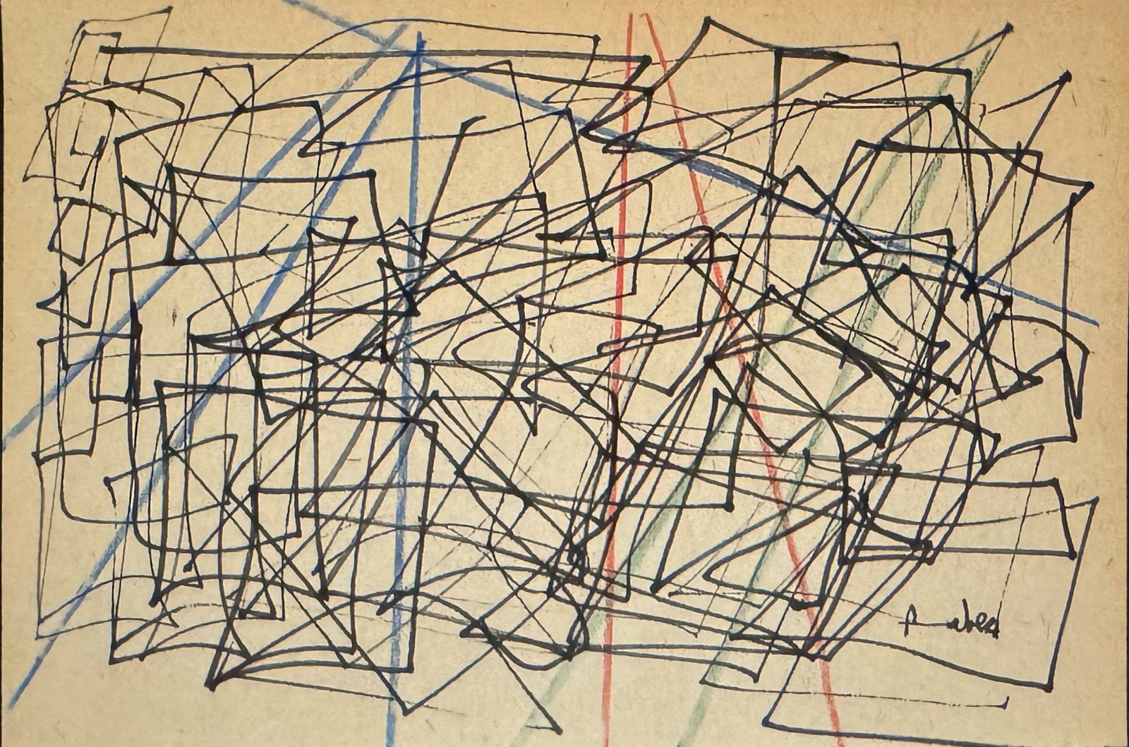 Will FABER ZIETZ (1901-1987) « Sans titre ». – Image 2