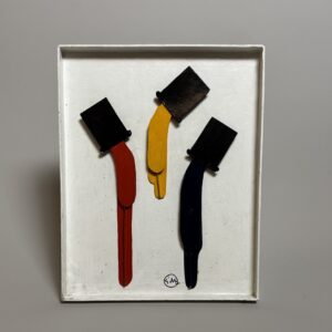 Claude GILLI (Né en 1938) Coulée de peinture, circa 1967.