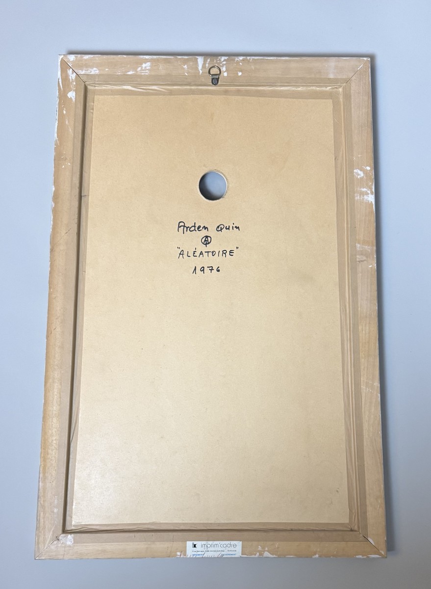 Carmelo ARDEN-QUIN (1913-2010) Aléatoire, 1976. Technique mixte sur carton, monogrammé et daté en bas à droite. – Image 2