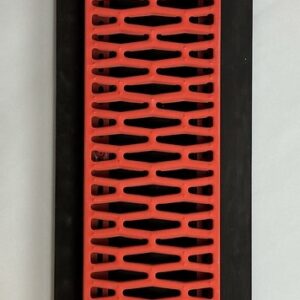 Bernard AUBERTIN (1934-2015) Monochrome rouge, Parre-feu,1990.