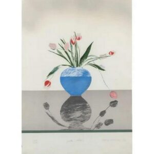 David HOCKNEY (Né en 1937) Pretty Tulips, 1970.