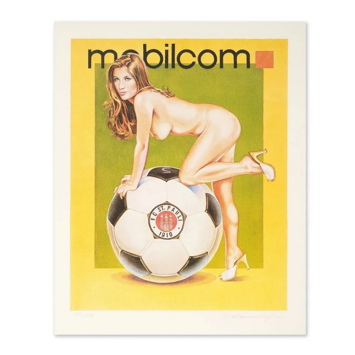 Mel RAMOS (1935-2018) MOBILCOM- FC St Pauli, 2003