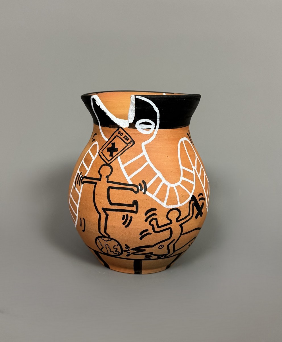 Keith HARING (1958-1990), Attribué à. Sans titre,1984. – Image 2