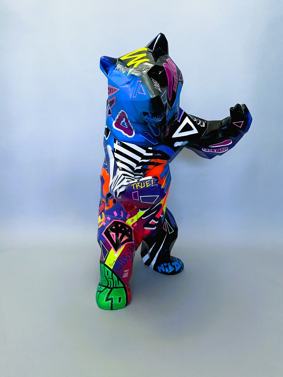 Richard ORLINSKI (Né en 1966) Standing Wild Bear – Ours debout TAG. – Image 4