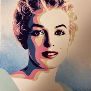 Shepard FAIREY (American, Né en 1970) Marilyn I ,2026.