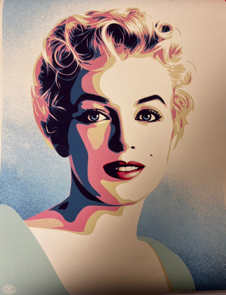 Shepard FAIREY (American, Né en 1970) Marilyn I ,2026.