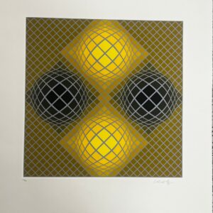 Victor VASARELY (Hungarian-French, 1906-1997) Sinkoeb n°272, 1988.
