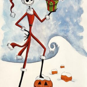 Tim BURTON (Né en 1958), Attribué à. « Jack Skellington ».