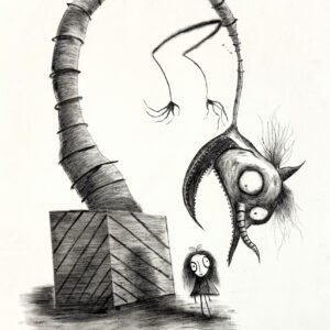 Tim BURTON (Né en 1958) , Attribué à. « Jack-in-the-box ».