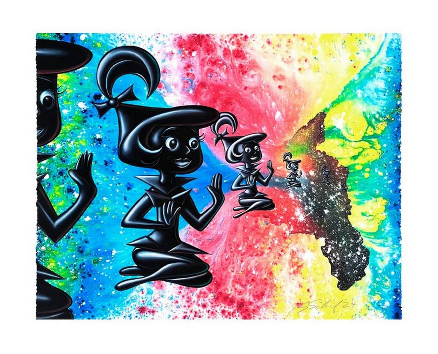 Kenny SCHARF (Né en 1958),Artiste peintre américain Judy, Judy, Judy…2024.