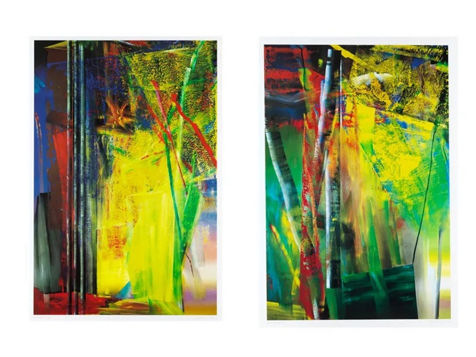 Gerhard RICHTER (Né en 1932) Victoria I & II (2003)