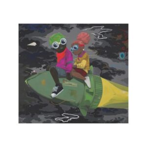 Hebru BRANTLEY (Né en 1981) Finally Some Alone Time, 2023.