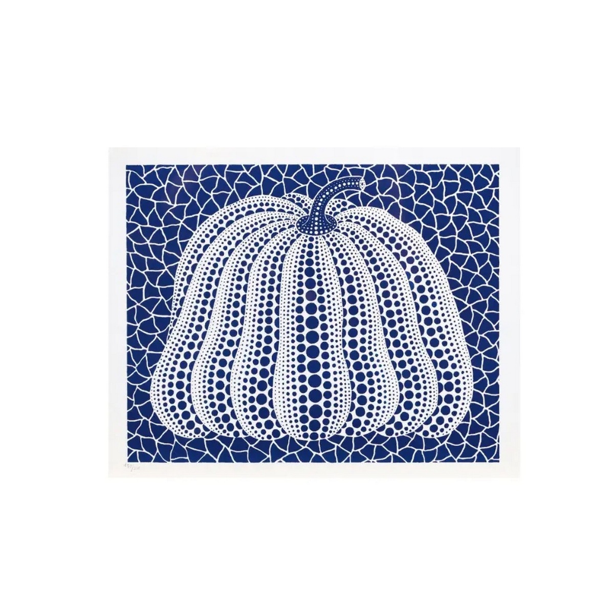 Yayoi KUSAMA (Né en 1929) Pumpkin Blue,2011.