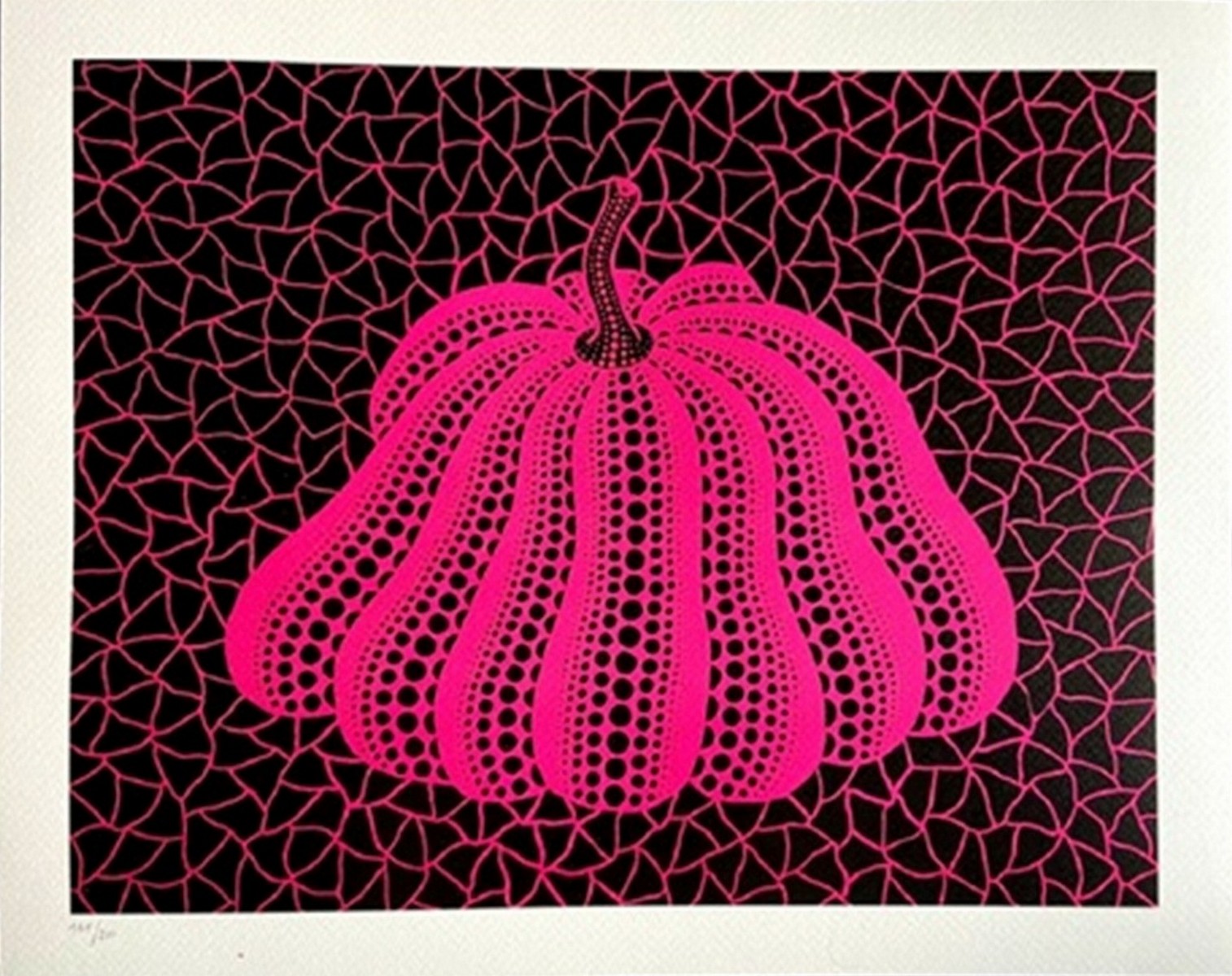 Yayoi KUSAMA (Né en 1929) Pumpkin Pink, 2011.