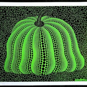 Yayoi KUSAMA (Né en 1929)  Pumpkin (Green), 2011.