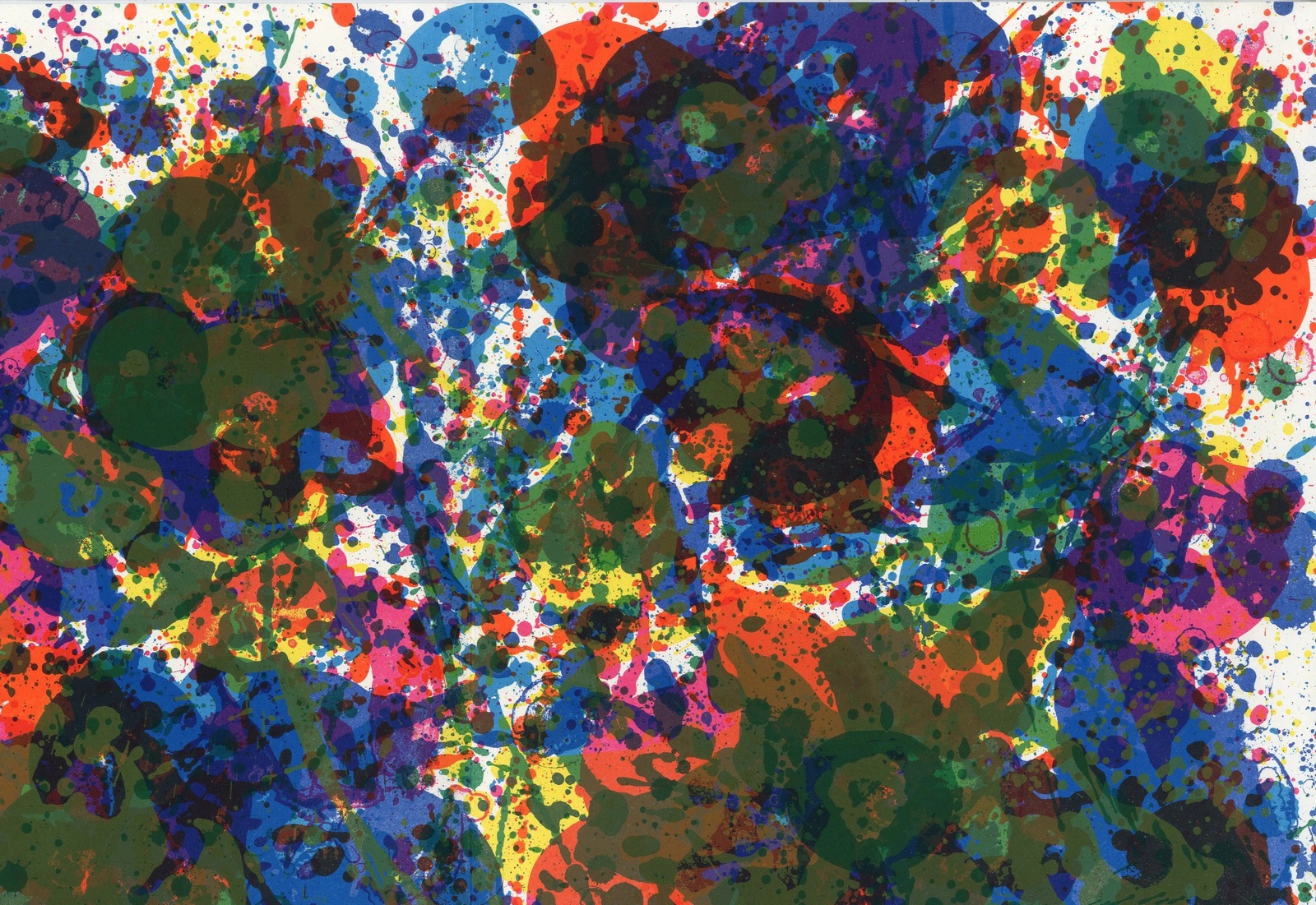 Sam FRANCIS (1923-1994) Untitled (Fresh Air School Portfolio), 1972.