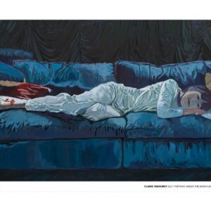 Claire TABOURET (Né en 1981) Self-portrait under the moonlight .2025.