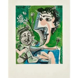 Pablo PICASSO (1881-1973), D’Après. Mère et Enfant,1966.