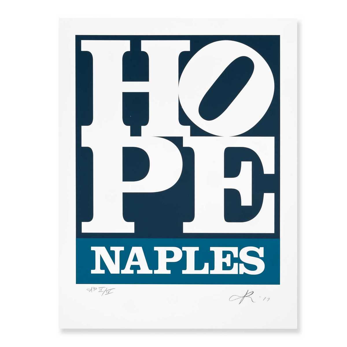 Robert INDIANA (Né en 1928) Hope (Naples)