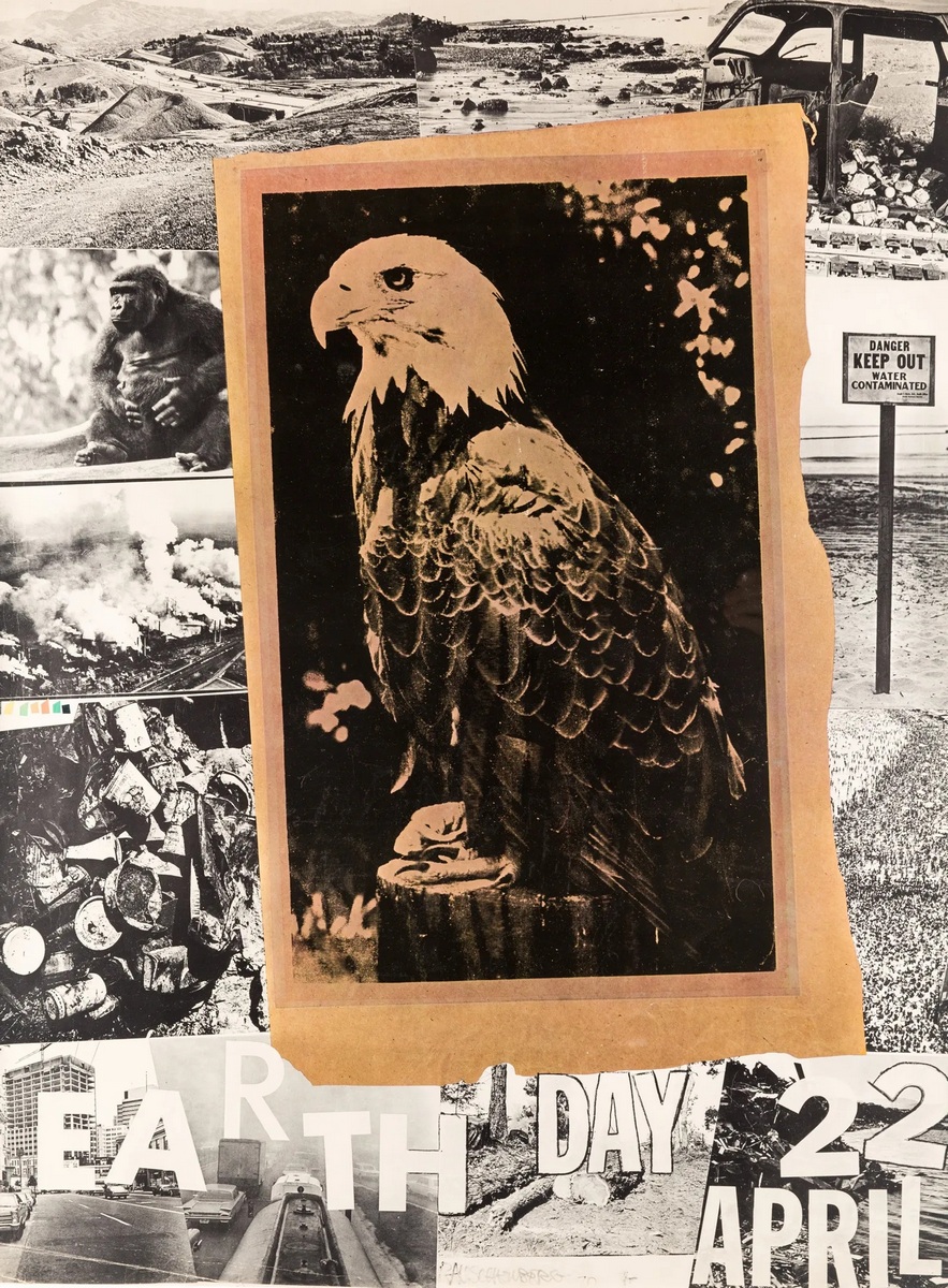 Robert RAUSCHENBERG (1925-2008) Earth day 22 April, 1970.