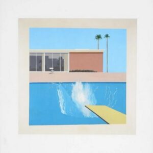 David HOCKNEY (Né en 1937), d'Après.  A bigger splash.2017.