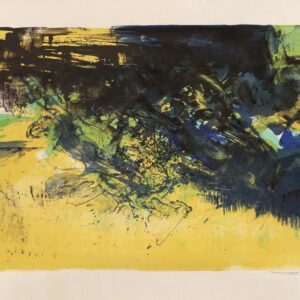ZAO WOU KI (1920-2013) À La Gloire de l’image et art poétique, 1976.