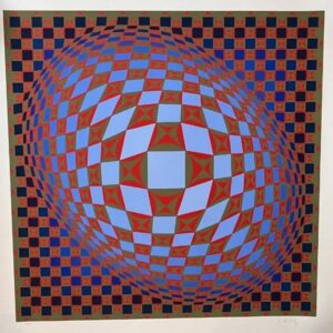 VICTOR VASARELY (1906-1997)  Nobel IV ,1970.