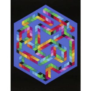 VICTOR VASARELY (1906-1997)  Babel-3, 1978 (Benavides, 810)